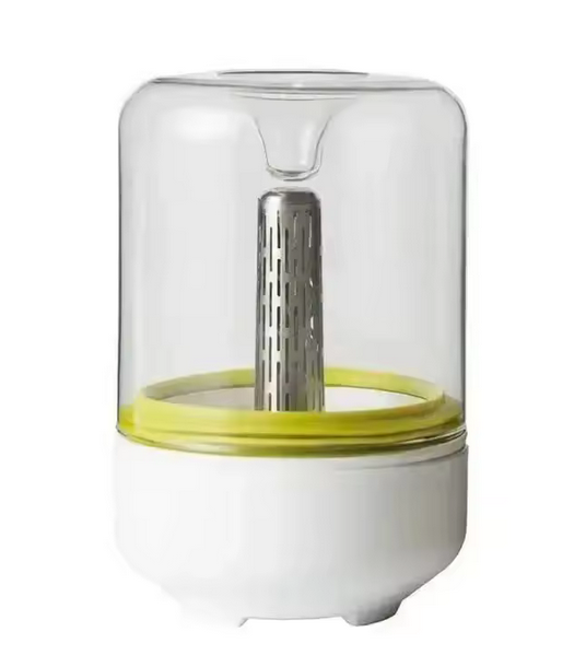 Sprossenglas – wiederverwendbares Sprossen-System aus Borosilikatglas (10,5 × 10,5 × 16 cm)